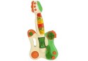 LEAN Toys Interaktywna Gitara Pianinko Dla Dzieci Dźwięk Światło Zielona