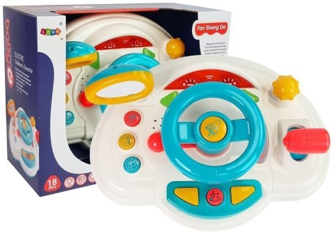 LEAN Toys Interaktywna Kierownica Dla Dzieci Klakson Dźwięk Światło LEAN Toys Interaktywna Kierownica Dla Dzieci Klakson Dźwięk Światło
