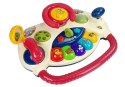 LEAN Toys Interaktywna Kierownica dla dzieci Pianinko Odgłosy Zwierząt Telefon