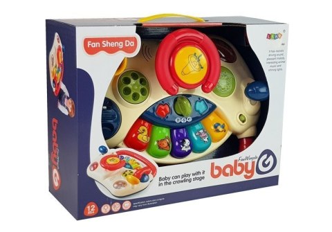LEAN Toys Interaktywna Kierownica dla dzieci Pianinko Odgłosy Zwierząt Telefon LEAN Toys Interaktywna Kierownica dla dzieci Pianinko Odgłosy Zwierząt Telefon