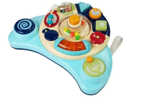 LEAN Toys Interaktywny Panel Zabawka dla Niemowląt Muzyka Odgłosy Zwierząt Niebieska LEAN Toys Interaktywny Panel Zabawka dla Niemowląt Muzyka Odgłosy Zwierząt Niebieska