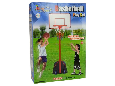 LEAN Toys Kosz Do Koszykówki Dla Dzieci Kosz Piłka 261 cm LEAN Toys Kosz Do Koszykówki Dla Dzieci Kosz Piłka 261 cm