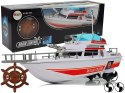 LEAN Toys Łódź Jacht Ratunkowy Zdalnie Sterowana Pilot Ster 27 Mhz 44 cm Zasięg 40 m