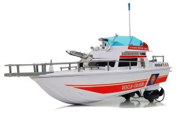 LEAN Toys Łódź Jacht Ratunkowy Zdalnie Sterowana Pilot Ster 27 Mhz 44 cm Zasięg 40 m