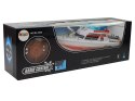 LEAN Toys Łódź Jacht Ratunkowy Zdalnie Sterowana Pilot Ster 27 Mhz 44 cm Zasięg 40 m