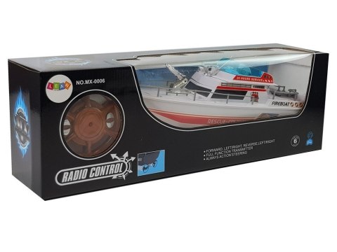 LEAN Toys Łódź Jacht Ratunkowy Zdalnie Sterowana Pilot Ster 27 Mhz 44 cm Zasięg 40 m LEAN Toys Łódź Jacht Ratunkowy Zdalnie Sterowana Pilot Ster 27 Mhz 44 cm Zasięg 40 m