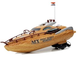 LEAN Toys Łódź Motorówka R/C 27Mh Zdalnie Sterowana Ster Pilot Zasięg 40 m
