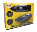 LEAN Toys Łódź Motorówka Zdalnie Sterowana 1:47 Wyścigi 2,4G Zasięg 50 m