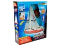 LEAN Toys Łódź Żaglówka Zdalnie Sterowana 50 cm Pilot Ster 27 Mhz 15 km/h Czerwona