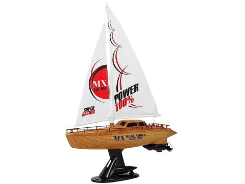 LEAN Toys Łódź Żaglówka Zdalnie Sterowana 50 cm Wysokości Pilot Ster 27 Mhz 15 km/h LEAN Toys Łódź Żaglówka Zdalnie Sterowana 50 cm Wysokości Pilot Ster 27 Mhz 15 km/h