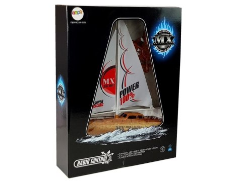 LEAN Toys Łódź Żaglówka Zdalnie Sterowana 50 cm Wysokości Pilot Ster 27 Mhz 15 km/h LEAN Toys Łódź Żaglówka Zdalnie Sterowana 50 cm Wysokości Pilot Ster 27 Mhz 15 km/h