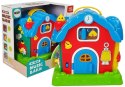 LEAN Toys Muzyczna Stodoła Zwierzęta Gospodarstwo Dźwięki Muzyka Czerwona