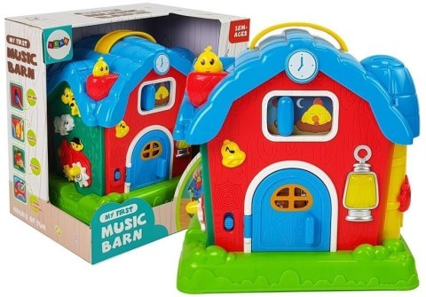 LEAN Toys Muzyczna Stodoła Zwierzęta Gospodarstwo Dźwięki Muzyka Czerwona LEAN Toys Muzyczna Stodoła Zwierzęta Gospodarstwo Dźwięki Muzyka Czerwona
