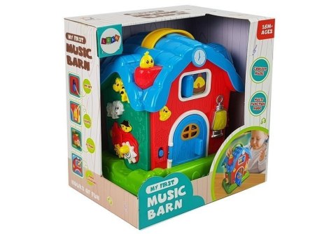 LEAN Toys Muzyczna Stodoła Zwierzęta Gospodarstwo Dźwięki Muzyka Czerwona LEAN Toys Muzyczna Stodoła Zwierzęta Gospodarstwo Dźwięki Muzyka Czerwona