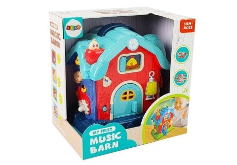 LEAN Toys Muzyczna Stodoła Zwierzęta Gospodarstwo Dźwięki Muzyka Różowa LEAN Toys Muzyczna Stodoła Zwierzęta Gospodarstwo Dźwięki Muzyka Różowa