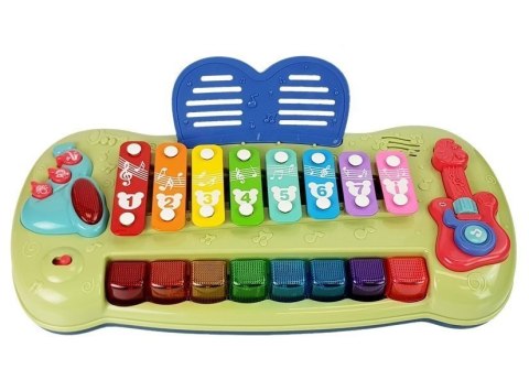 LEAN Toys Pianinko Cymbałki Dla Niemowląt Podświetlane Klawisze Muzyka LEAN Toys Pianinko Cymbałki Dla Niemowląt Podświetlane Klawisze Muzyka