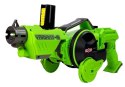 LEAN Toys Pistolet Wyrzutnia Autko 2 w 1 Zdalnie Sterowany Piankowe Krążki Zielony