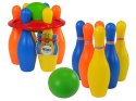 LEAN Toys Zestaw Do Gry w Kręgle 6 szt Kolorowe 26 cm