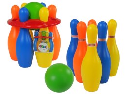 LEAN Toys Zestaw Do Gry w Kręgle 6 szt Kolorowe 26 cm