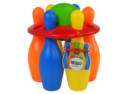 LEAN Toys Zestaw Do Gry w Kręgle 6 szt Kolorowe 26 cm