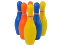 LEAN Toys Zestaw Do Gry w Kręgle 6 szt Kolorowe 26 cm