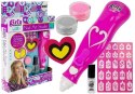 LEAN Toys Zestaw Do Malowania Paznokci Brokat Dozownik Wzory