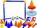 LEAN Toys Zestaw Gier Sportowych Zręcznościowe Piłka Nożna Bramka Frisbee