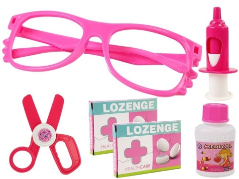 LEAN Toys Zestaw Lekarski Dentysta Stojak Kroplówka Lekarstwa Strzykawka Wiertła Szczoteczka do Zębów LEAN Toys Zestaw Lekarski Dentysta Stojak Kroplówka Lekarstwa Strzykawka Wiertła Szczoteczka do Zębów