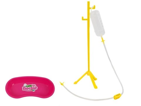 LEAN Toys Zestaw Lekarski Dentysta Stojak Kroplówka Lekarstwa Strzykawka Wiertła Szczoteczka do Zębów LEAN Toys Zestaw Lekarski Dentysta Stojak Kroplówka Lekarstwa Strzykawka Wiertła Szczoteczka do Zębów
