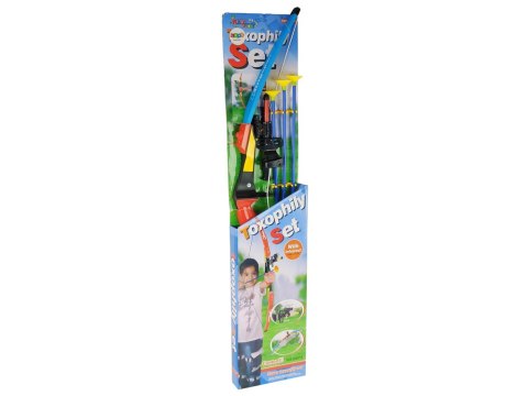 LEAN Toys Zestaw Łuczniczy Łuk Trzy Strzały Celownik 98 cm LEAN Toys Zestaw Łuczniczy Łuk Trzy Strzały Celownik 98 cm
