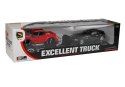 LEAN Toys Zestaw Pojazdów Czerwony Monster Truck Czarne BMW Laweta 58 cm
