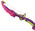 LEAN Toys Zestaw Strzelecki Łuk Sportowy Tarcza Strzały Przyssawki Różowy