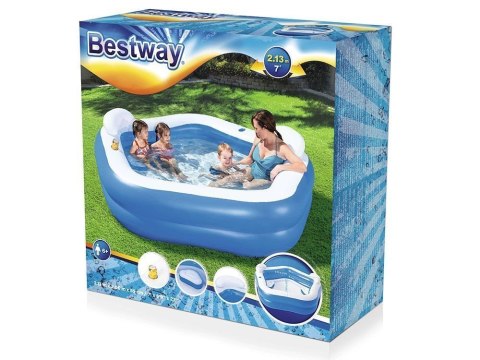 Bestway Basen Dmuchany Pięciokąt 213 x 206 x 69 cm Bestway 54153 Bestway Basen Dmuchany Pięciokąt 213 x 206 x 69 cm Bestway 54153