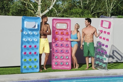 Bestway Dmuchany Materac Niebieski 188 x 71 cm Bestway 43040 Bestway Dmuchany Materac Niebieski 188 x 71 cm Bestway 43040