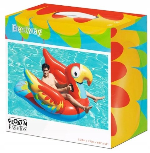 Bestway Dmuchany Materac Papuga 230 cm x 180 cm Bestway 41127 Bestway Dmuchany Materac Papuga 230 cm x 180 cm Bestway 41127