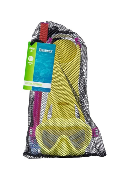 Bestway Zestaw Do Nurkowania Żółty Maska, Płetwy, Rurka Bestway 25039 Bestway Zestaw Do Nurkowania Żółty Maska, Płetwy, Rurka Bestway 25039