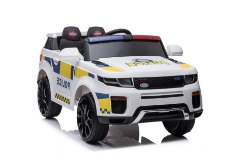 LEAN CARS Auto Na Akumulator BBH-021 Policyjne Białe LEAN CARS Auto Na Akumulator BBH-021 Policyjne Białe