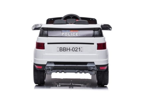 LEAN CARS Auto Na Akumulator BBH-021 Policyjne Białe LEAN CARS Auto Na Akumulator BBH-021 Policyjne Białe