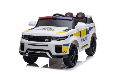 LEAN CARS Auto Na Akumulator BBH-021 Policyjne Białe LEAN CARS Auto Na Akumulator BBH-021 Policyjne Białe