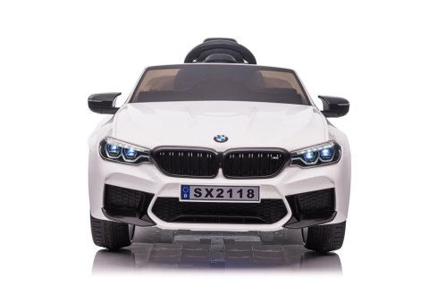 LEAN CARS Auto Na Akumulator BMW M5 DRIFT Białe LEAN CARS Auto Na Akumulator BMW M5 DRIFT Białe