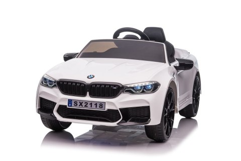 LEAN CARS Auto Na Akumulator BMW M5 DRIFT Białe LEAN CARS Auto Na Akumulator BMW M5 DRIFT Białe