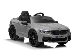 LEAN CARS Auto Na Akumulator BMW M5 Srebrny Lakierowany