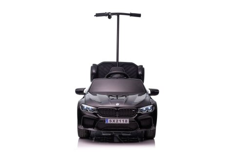 LEAN CARS Auto Na Akumulator BMW M5 Z Platformą Dla Rodzica Czarne Lakierowane LEAN CARS Auto Na Akumulator BMW M5 Z Platformą Dla Rodzica Czarne Lakierowane