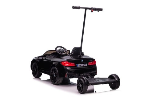 LEAN CARS Auto Na Akumulator BMW M5 Z Platformą Dla Rodzica Czarne Lakierowane LEAN CARS Auto Na Akumulator BMW M5 Z Platformą Dla Rodzica Czarne Lakierowane