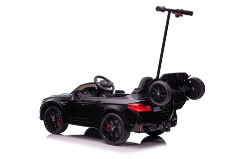 LEAN CARS Auto Na Akumulator BMW M5 Z Platformą Dla Rodzica Czarne Lakierowane LEAN CARS Auto Na Akumulator BMW M5 Z Platformą Dla Rodzica Czarne Lakierowane