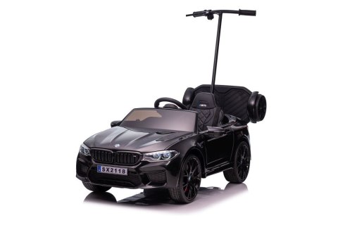 LEAN CARS Auto Na Akumulator BMW M5 Z Platformą Dla Rodzica Czarne Lakierowane LEAN CARS Auto Na Akumulator BMW M5 Z Platformą Dla Rodzica Czarne Lakierowane