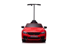 LEAN CARS Auto Na Akumulator BMW M5 Z Platformą Dla Rodzica Czerwone Lakierowane