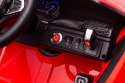 LEAN CARS Auto Na Akumulator BMW M5 Z Platformą Dla Rodzica Czerwone Lakierowane