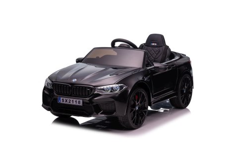 LEAN CARS Pojazd Na Akumulator BMW M5 Czarny LEAN CARS Pojazd Na Akumulator BMW M5 Czarny