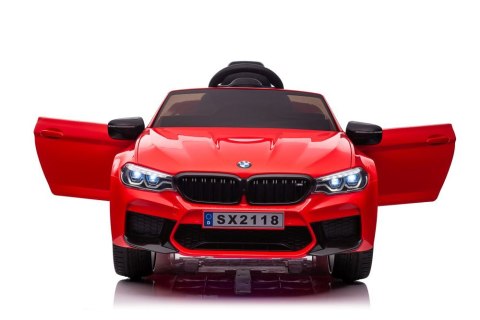 LEAN CARS Pojazd Na Akumulator BMW M5 Czerwony LEAN CARS Pojazd Na Akumulator BMW M5 Czerwony